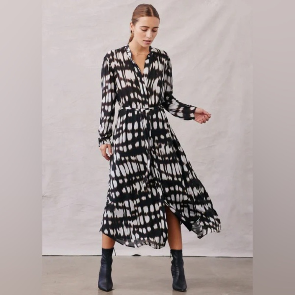 NWOT Bella Dahl Frida Maxi Shirt Dress, Size Small